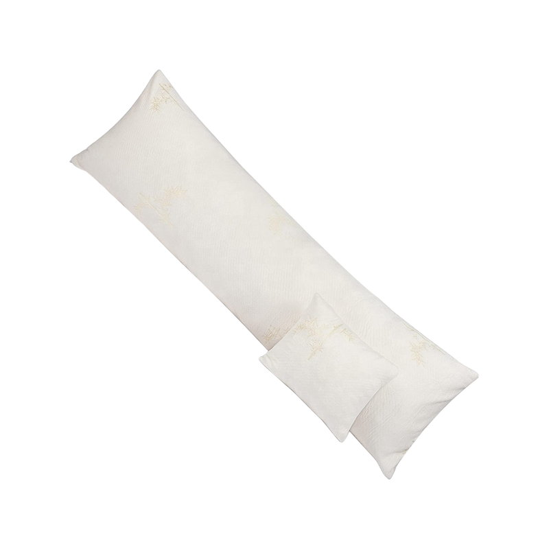 Memory Foam Nakkestøtte Rullepute Bolster-puter Lindrer nakkesmerter med komfortabel lang Egnet for sidesøvn