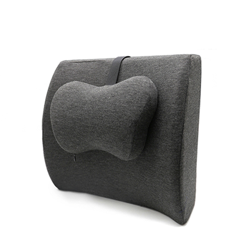Kontorbil Stillesittende Memory Foam Korsryggen Korsryggpute Korsryggstøtte Sete Bil Gravide kvinne Putepute Engros