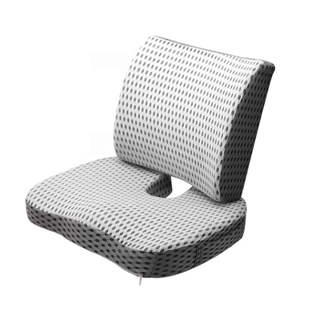 Høy kvalitet Kina Factory Memory Foam Komfortabel 4D Mesh bil eller stol setepute